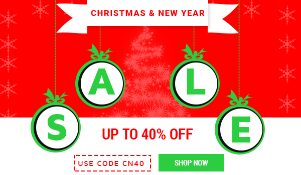 Big Sale Offer Christmas & New Year 2017 -40% off! Coupon ...
