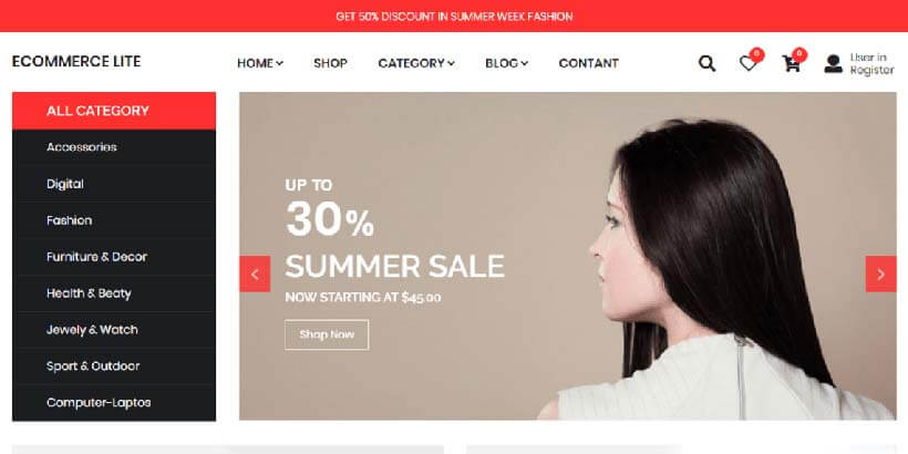 ecommercelite-free-woocommerce-themes