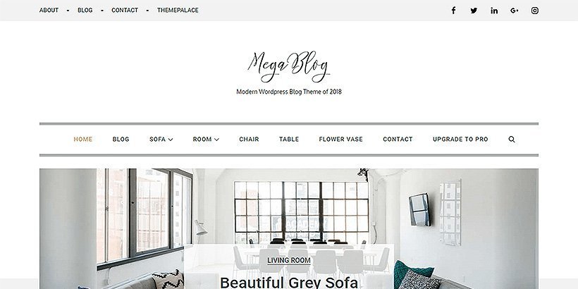 mega free wordpress blog themes