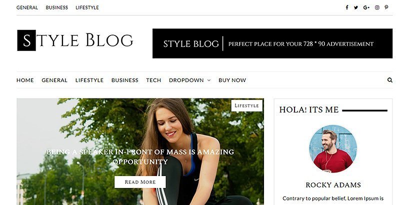 style free wordpress blog themes