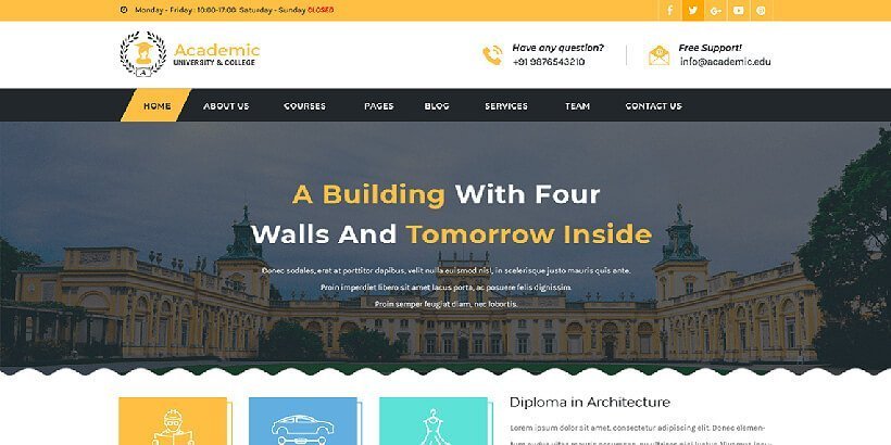 academicedu free education wordpress themes