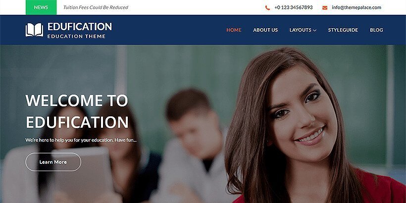 edufication free education wordpress themes