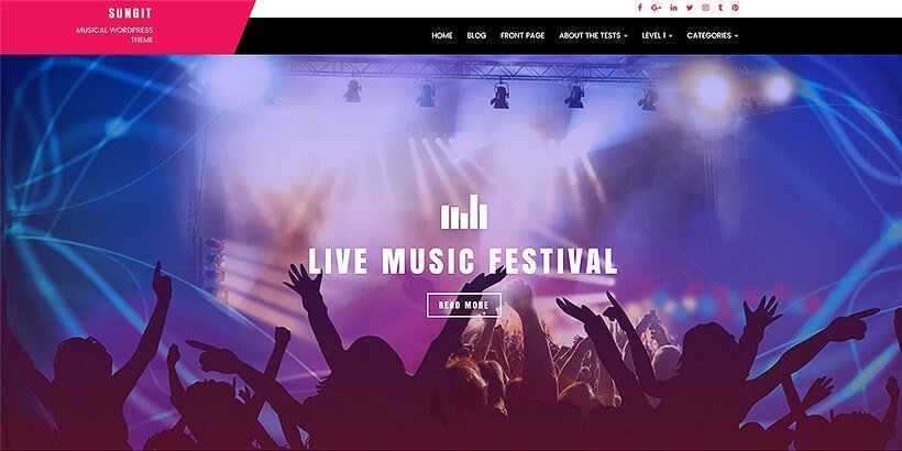 sungit free event wordpress themes