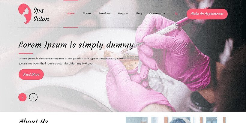 Get a FREE Nail Salon Layout Pack for Divi