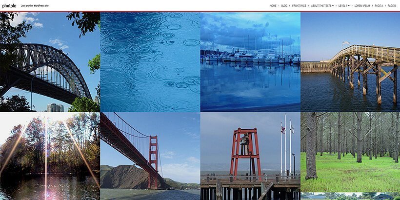 photolo free photography wordpress themes