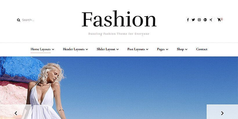 blossomfashion free feminine wordpress themes