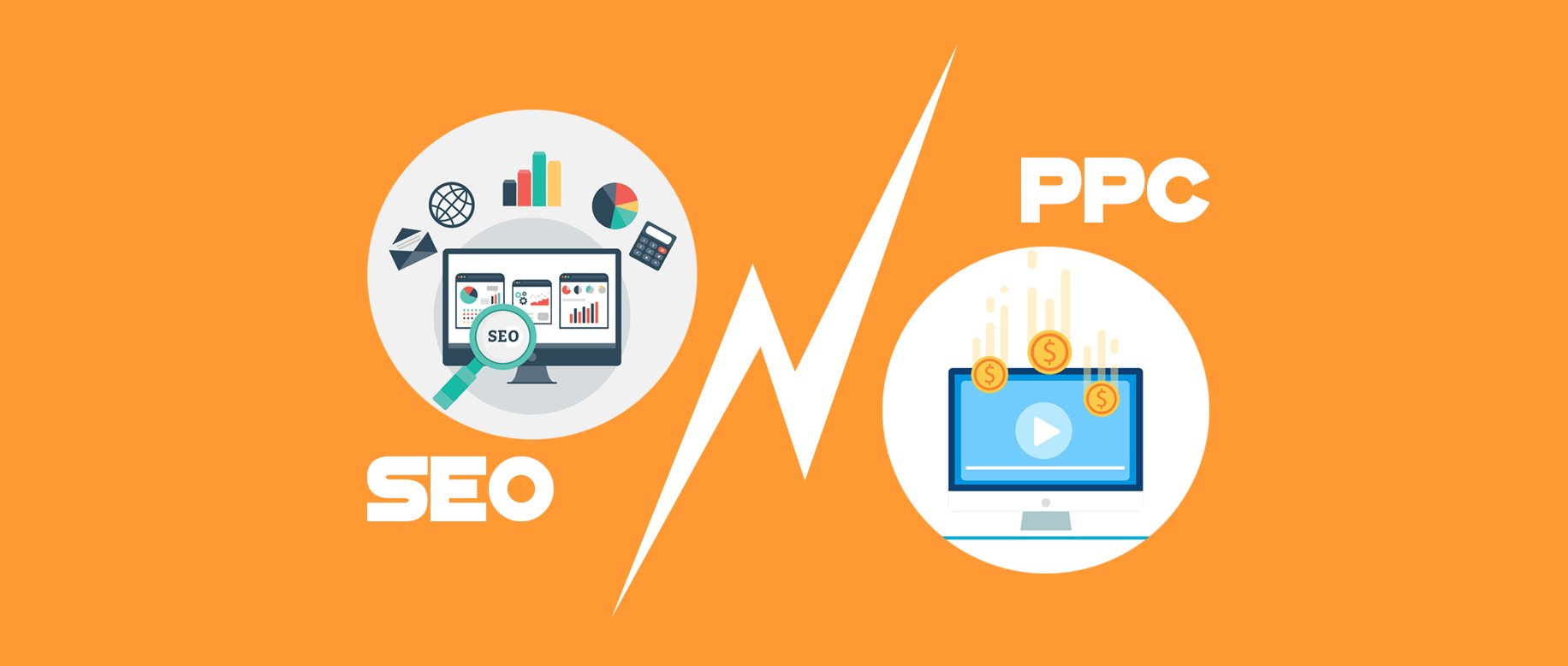 Image result for SEO Vs. PPC