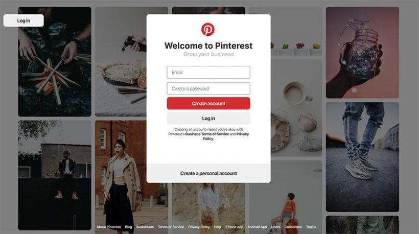 Pinterest Business Account