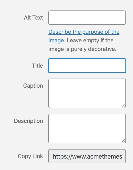 Attachment details