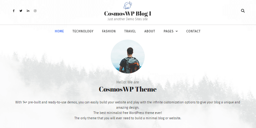 Best Free Minimalist Wordpress Themes Acme Themes Blog