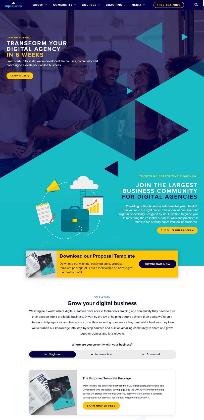 wpelevation-wastra-pro-wordpress-theme-digital-agency-website-example