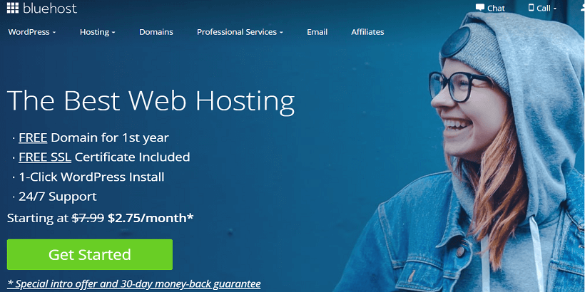 Bluehost-site