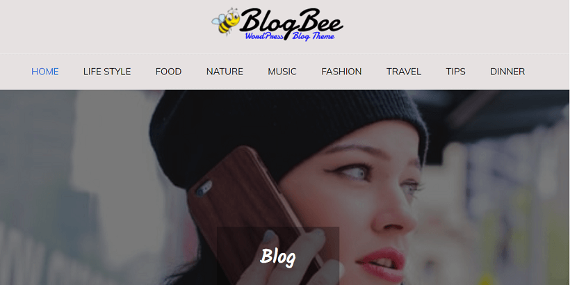 Blog-Bee-best-free-wordpress-theme-for-food-blogs
