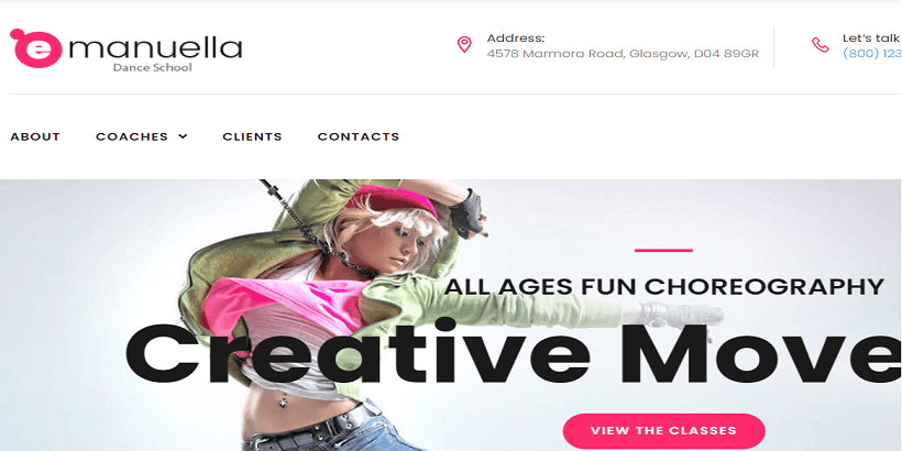 Emanuella-best-wordpress-theme-for-dance-studios