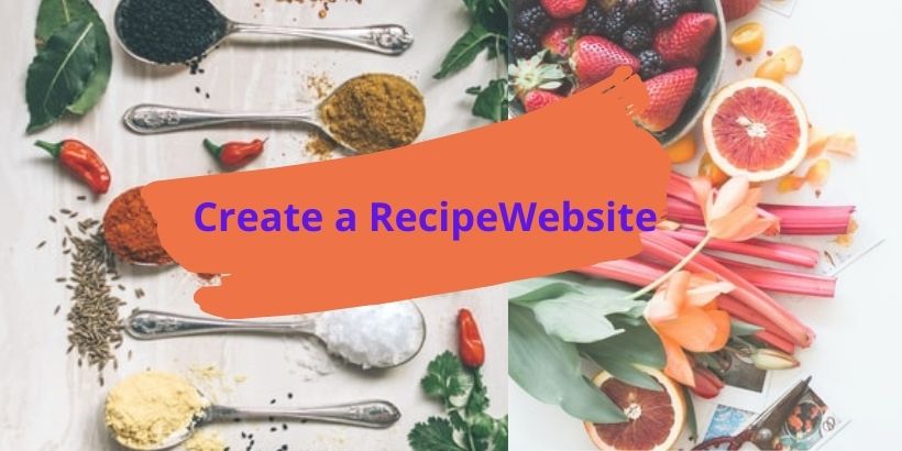 Create-a-Recipe Website-Website-Ideas-to-launch-as-a-Side-Business