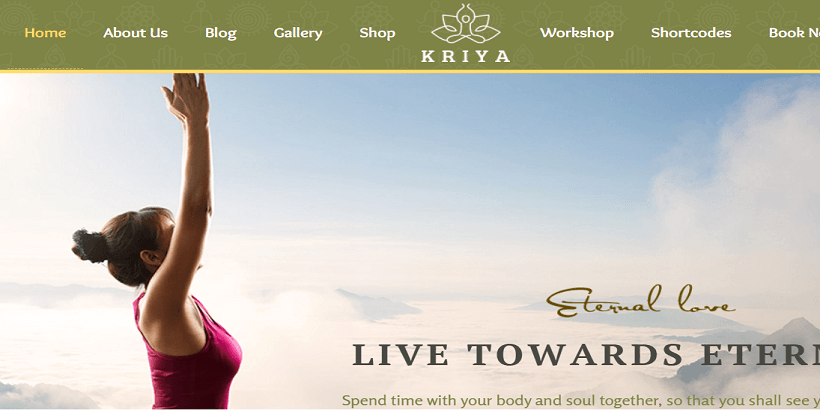 Kriya-Yoga-15-Best-Yoga-WordPress-Themes-for-Wellness-Website