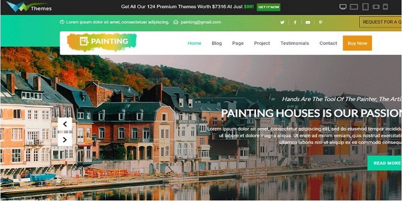 VW-Free-Painter-WordPress-Theme 