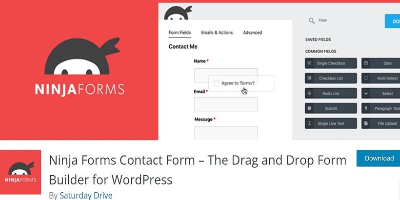 Ninja Forms-best-wordpress-file-and-picture-upload-plugins