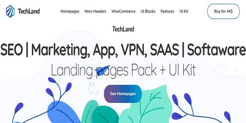 Techland-Best Premium Saas WordPress Themes