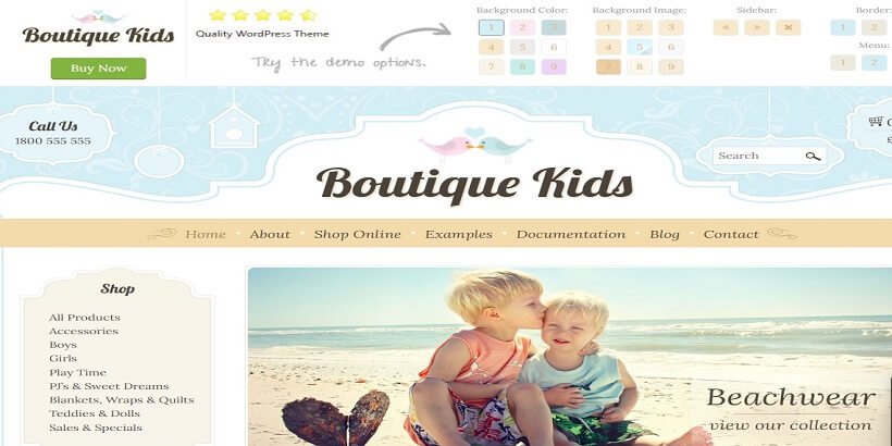 Boutique-Kids-Creative WordPress-Theme-Best-Boutique-WordPress-Theme