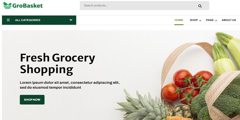 Grocery Ecommerce-Best-Free-Multi-vendor-WordPress-Themes