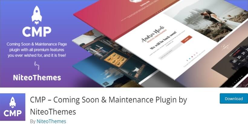 CMP – Coming Soon &-Maintenance Plugin-Best-WordPress-Maintenance-Plugins