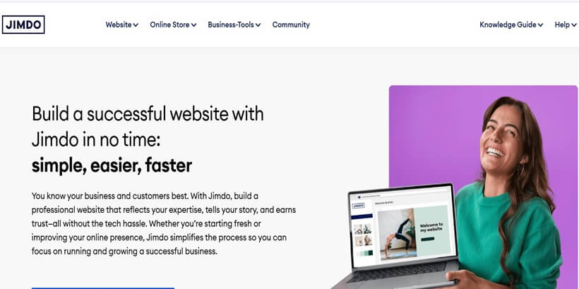 Jimdo-Dolphin-best-ai-website-builders-build-stunning-websites-with-ease