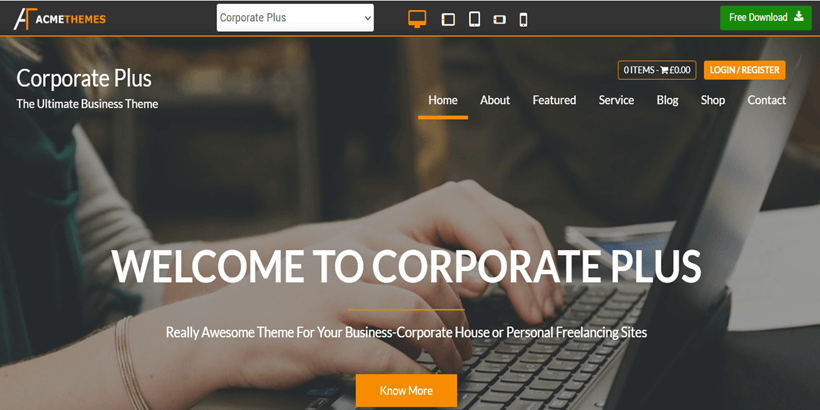 Corporate-Plus-Best-Free-Corporate-WordPress-Themes