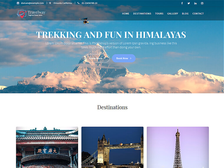 Travel Way - Travel, Tours & Trekking WordPress Theme - Acme Themes